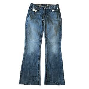 Levi's Women's Demi Curve Distressed Skinny Boot Medium Wash Size 28